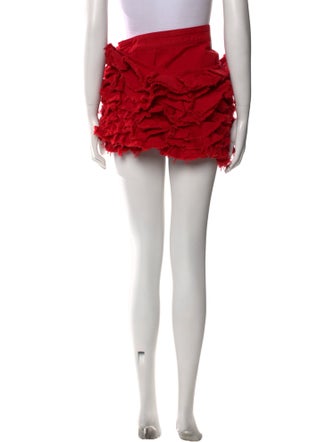 Jacquemus Ruffle Embellishment Mini Skirt