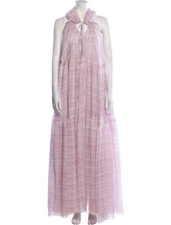 Jacquemus Tie-Dye Print Long Dress