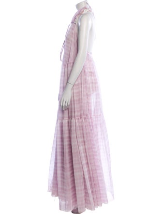 Jacquemus Tie-Dye Print Long Dress