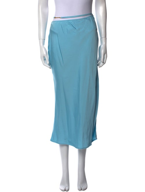 Jacquemus Satin Midi Length Skirt