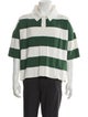 Jacquemus Striped Collar Polo Shirt