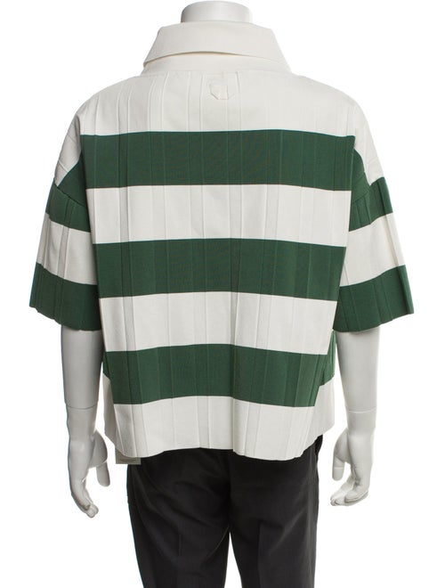 Jacquemus Striped Collar Polo Shirt