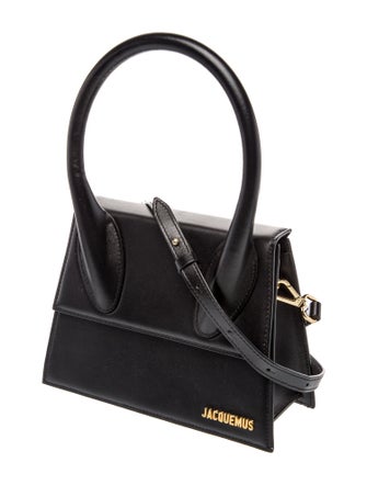 Jacquemus Leather Top Handle Bag