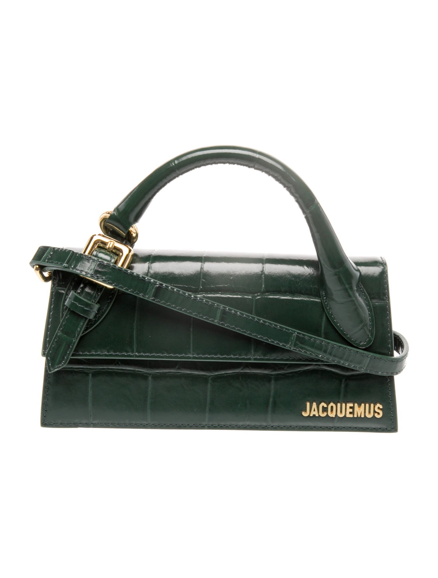 Jacquemus Embossed Leather Shoulder Bag