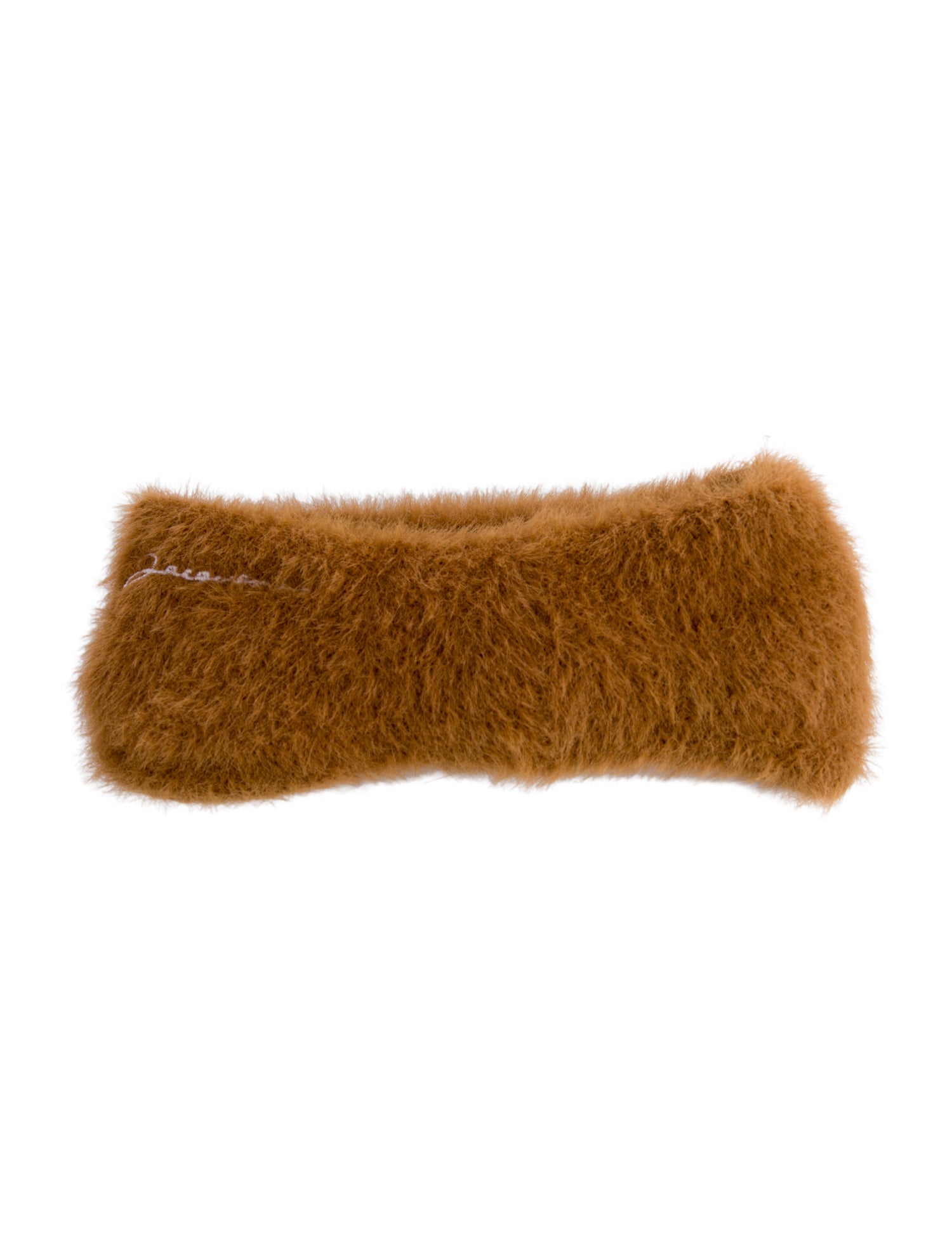 Jacquemus Embroidered Faux Fur Winter Headband