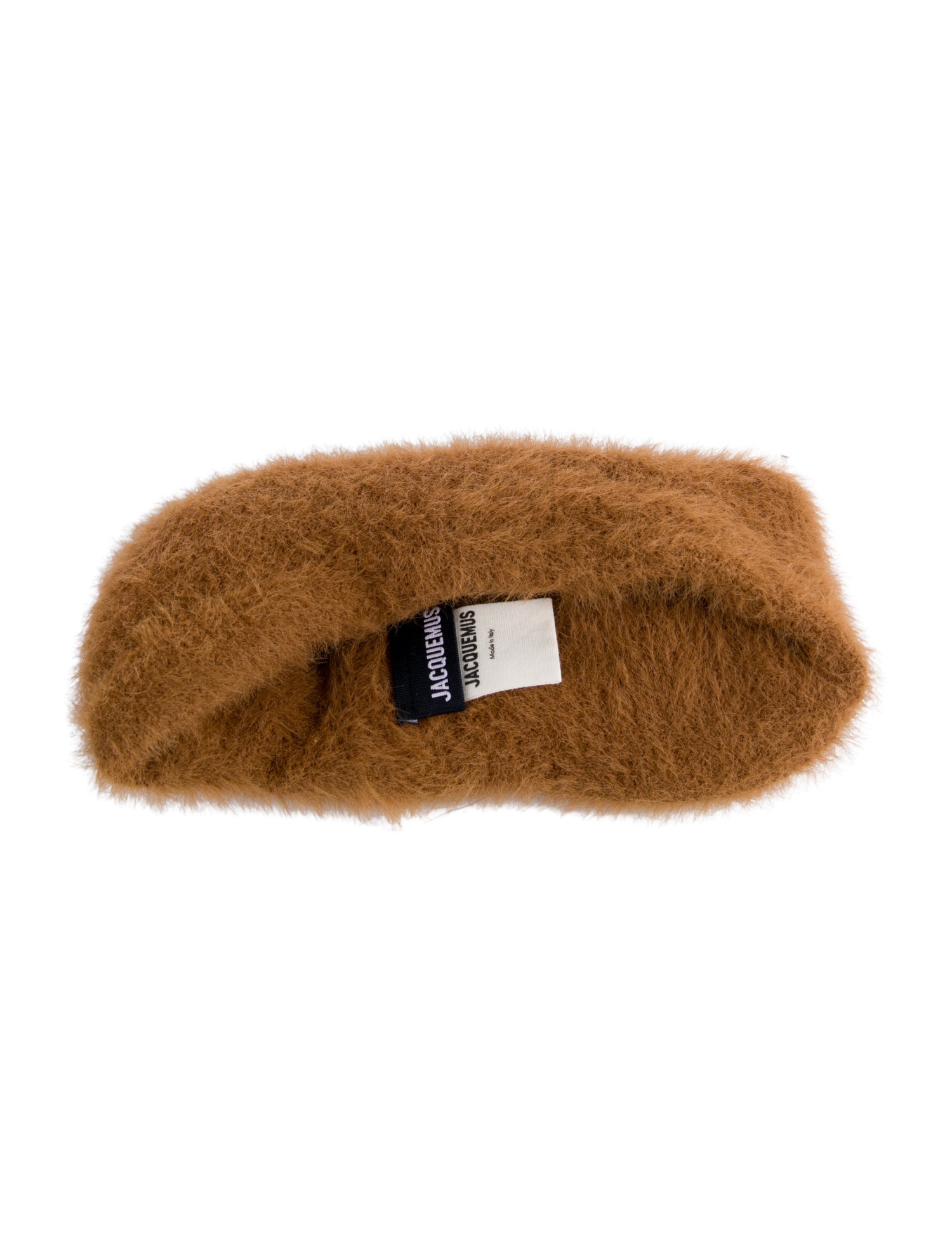 Jacquemus Embroidered Faux Fur Winter Headband