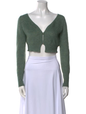 Jacquemus Mohair V-Neck Sweater