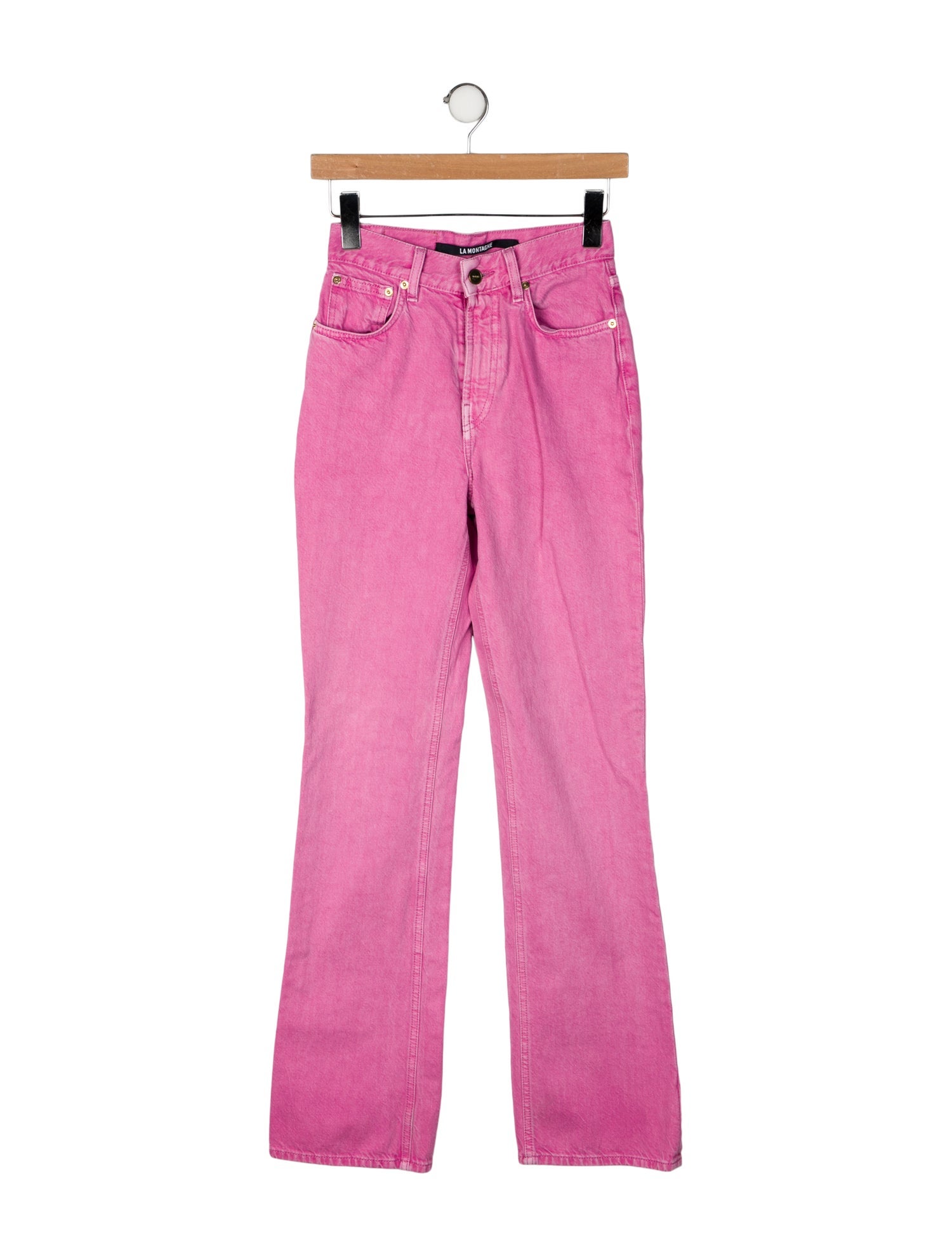 Jacquemus High-Rise Straight Leg Jeans
