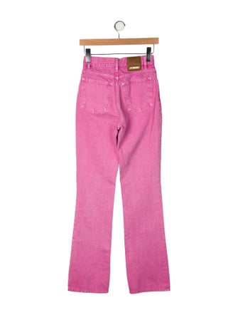 Jacquemus High-Rise Straight Leg Jeans