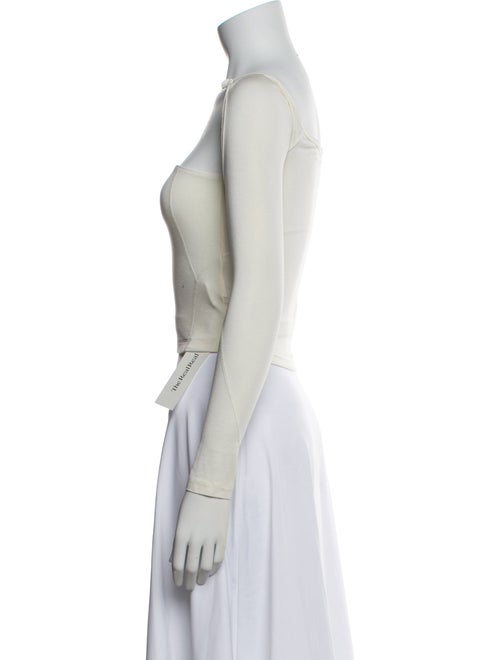 Jacquemus One-Shoulder Sleeveless Crop Top