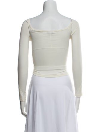 Jacquemus One-Shoulder Sleeveless Crop Top