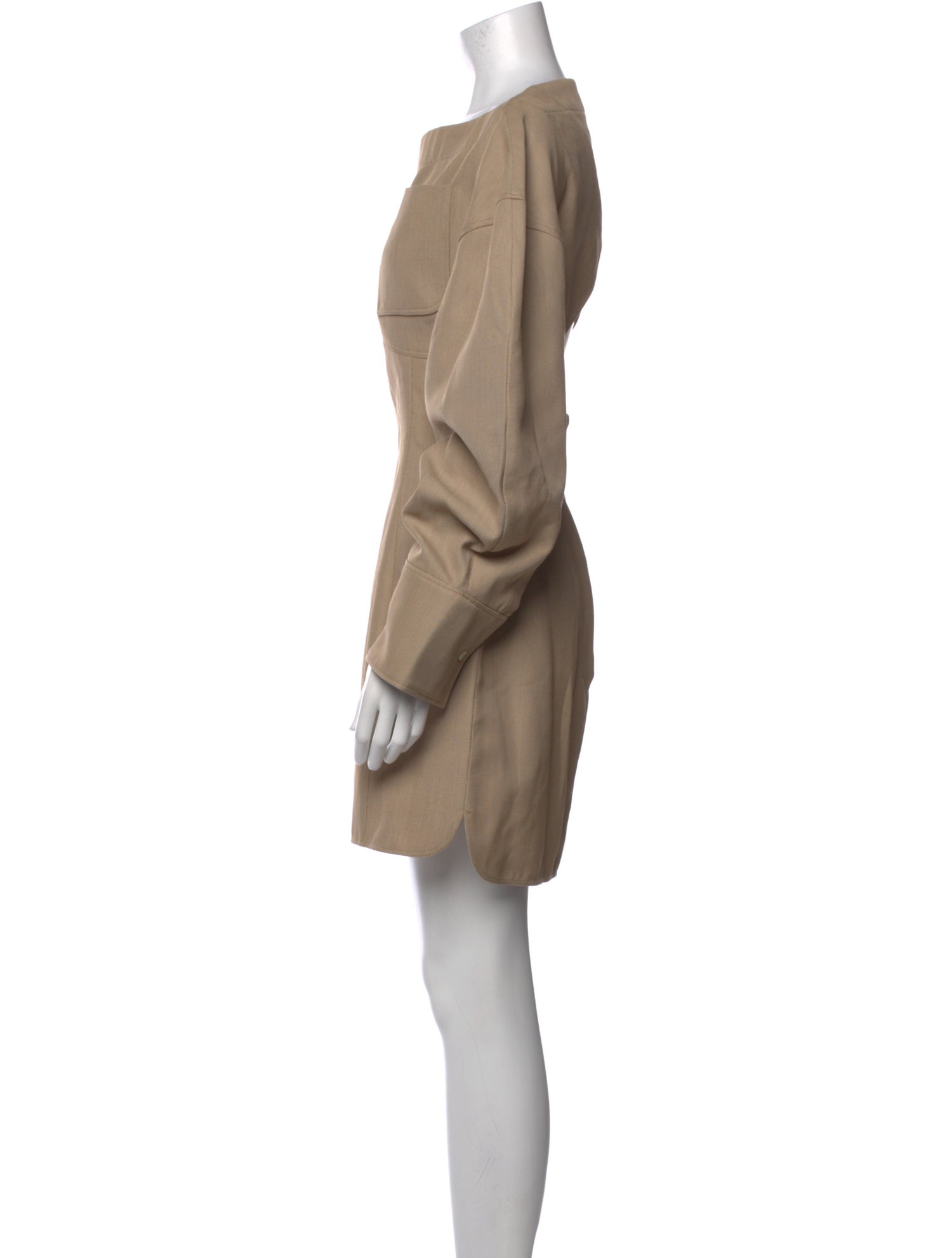 Jacquemus Bateau Neckline Mini Dress