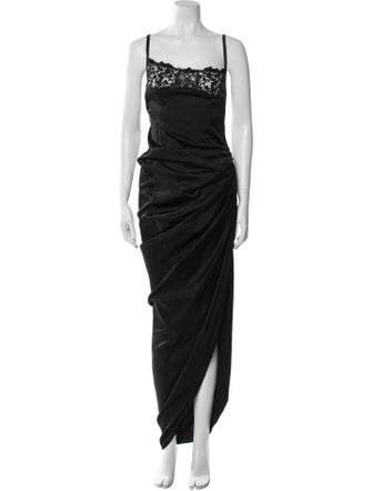 Jacquemus Square Neckline Long Dress