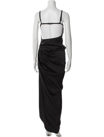 Jacquemus Square Neckline Long Dress