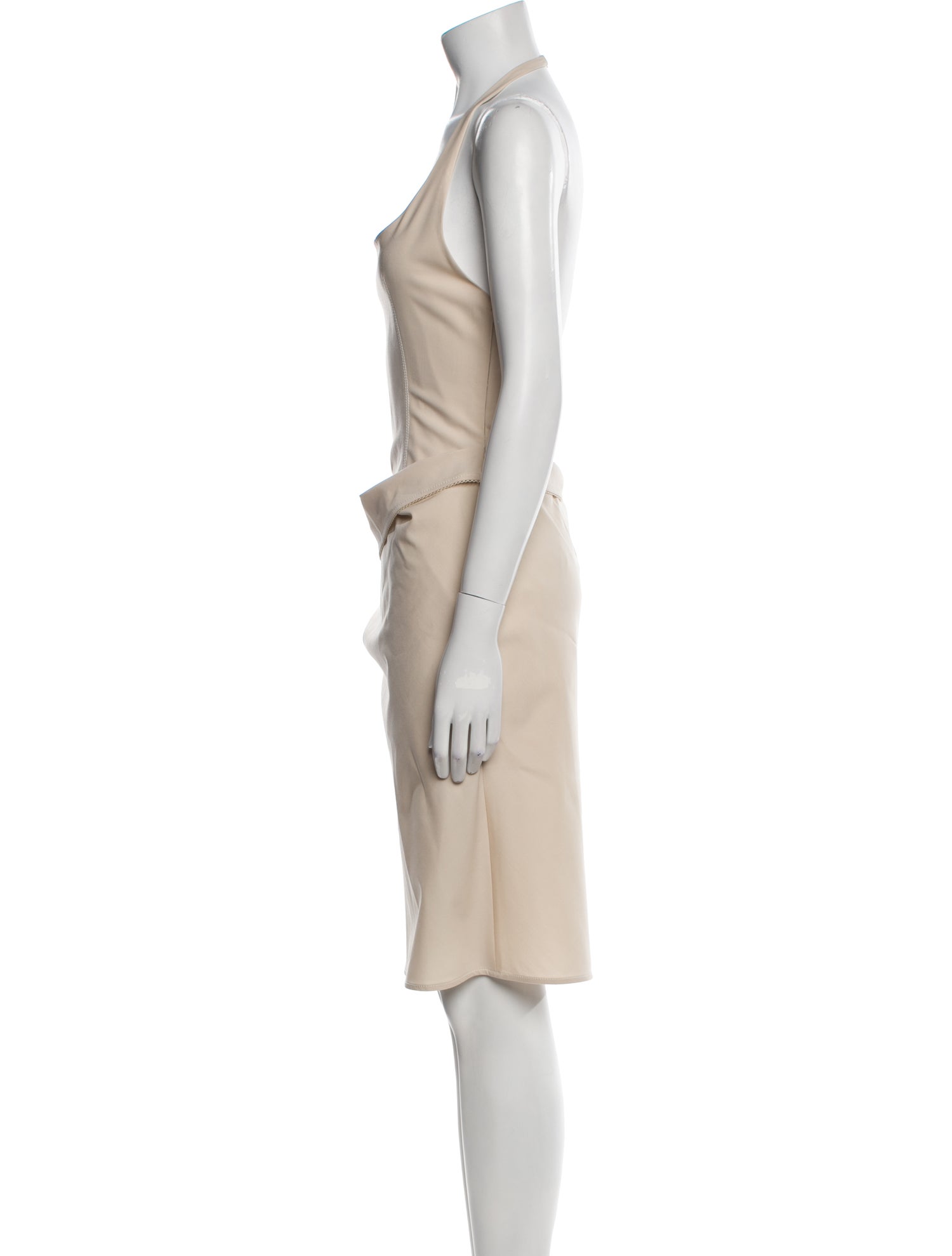 Jacquemus Virgin Wool Knee-Length Dress