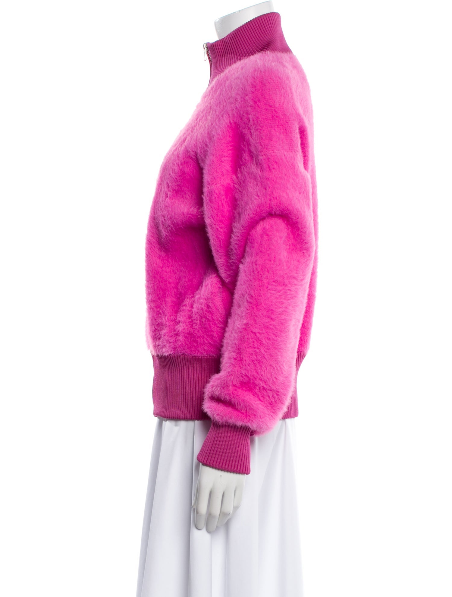 Jacquemus Faux Fur Bomber Jacket