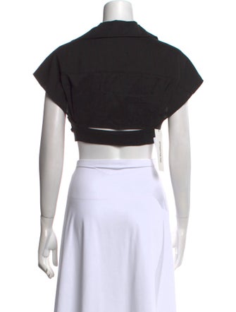 Jacquemus Short Sleeve Crop Top