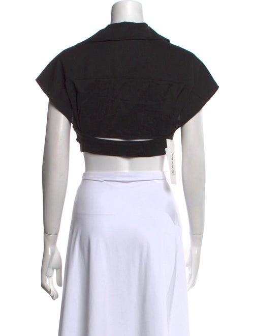 Jacquemus Short Sleeve Crop Top