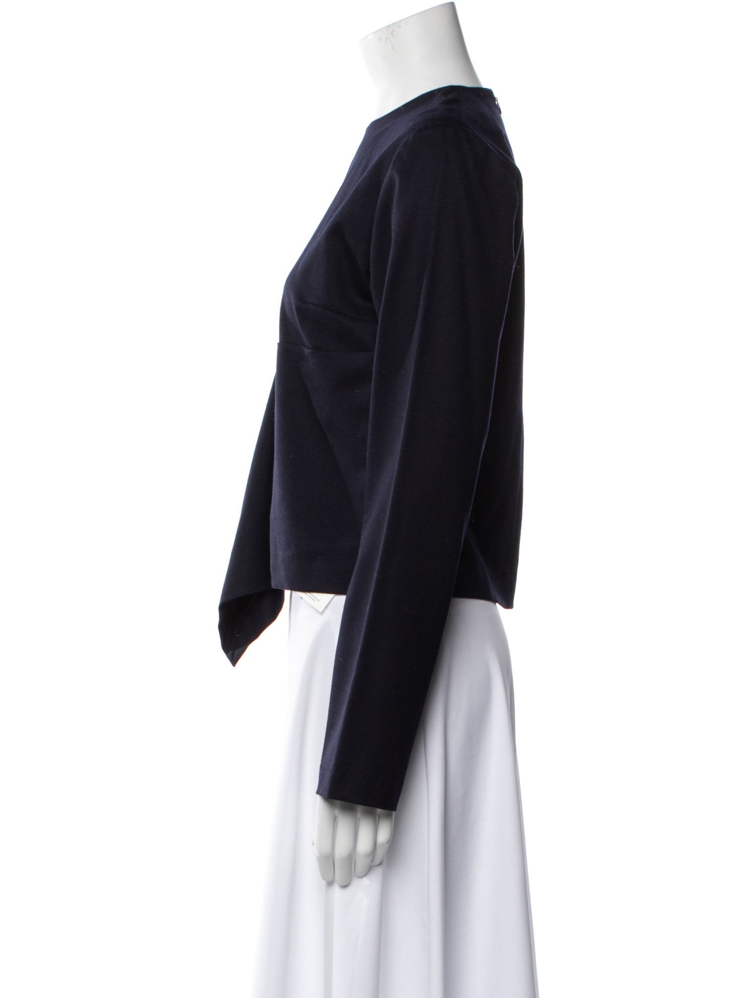 Jacquemus Wool Crew Neck Crop Top