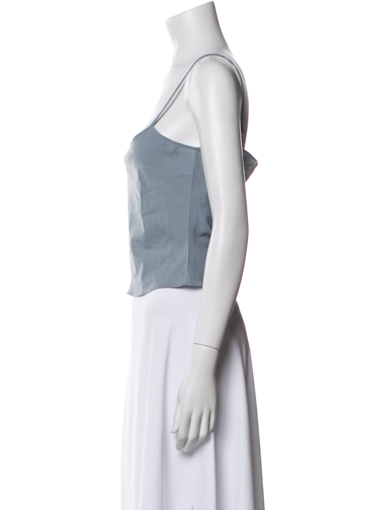 Jacquemus Virgin Wool Square Neckline Crop Top
