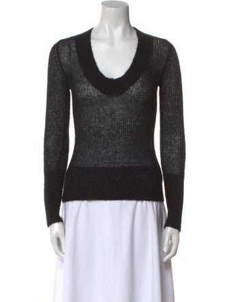 Jacquemus Alpaca Scoop Neck Sweater