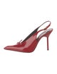 Jacquemus Patent Leather Slingback Pumps