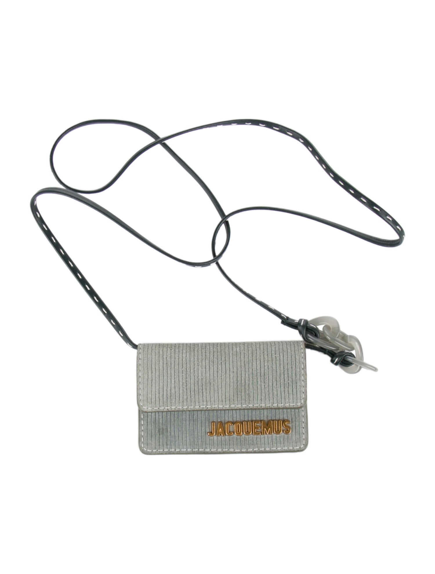 Jacquemus Suede Printed Wallet