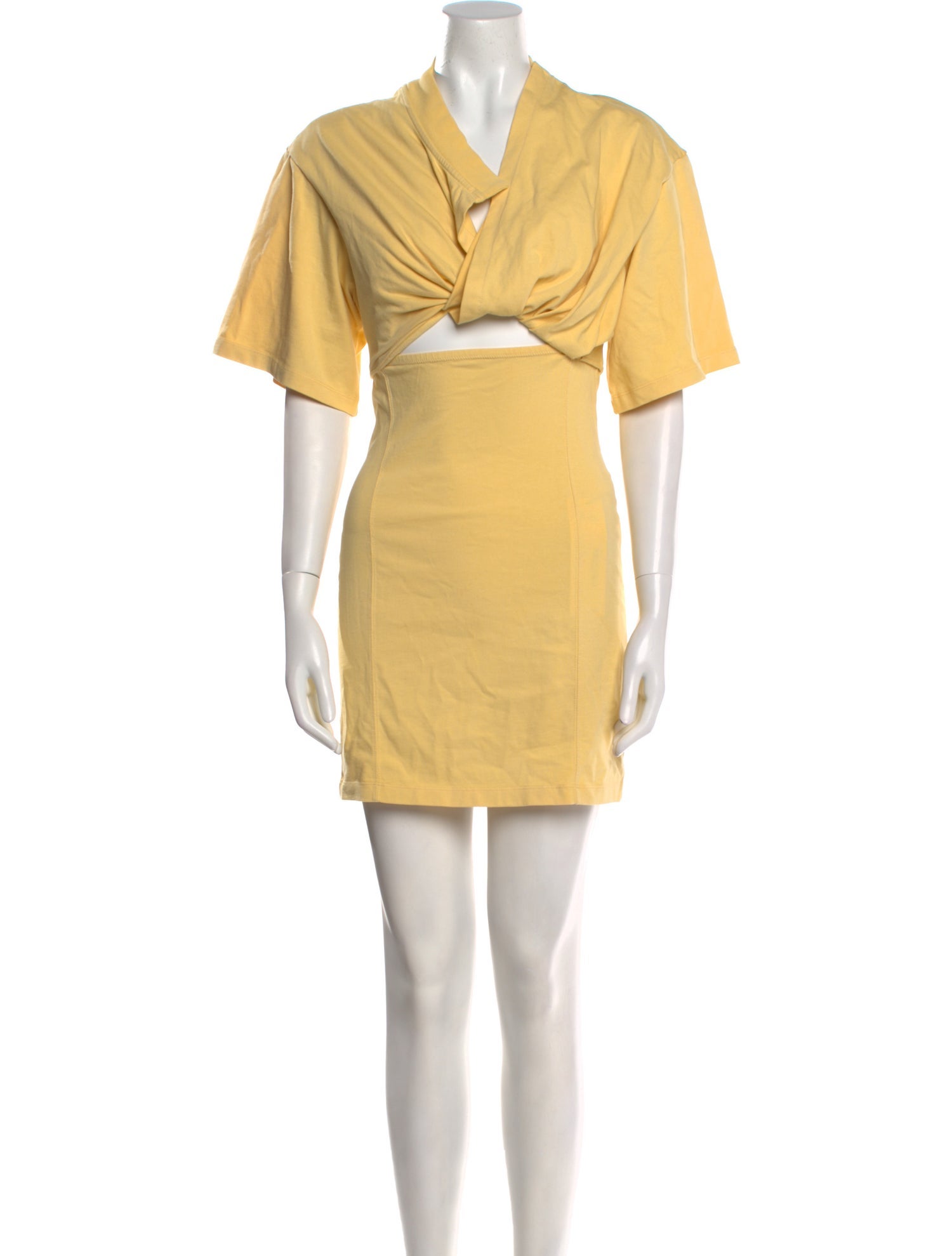 Jacquemus V-Neck Mini Dress