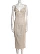 Jacquemus Cowl Neck Midi Length Dress