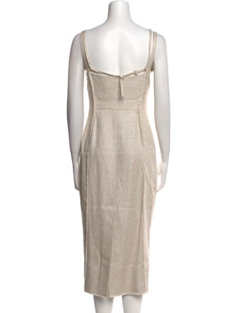 Jacquemus Cowl Neck Midi Length Dress