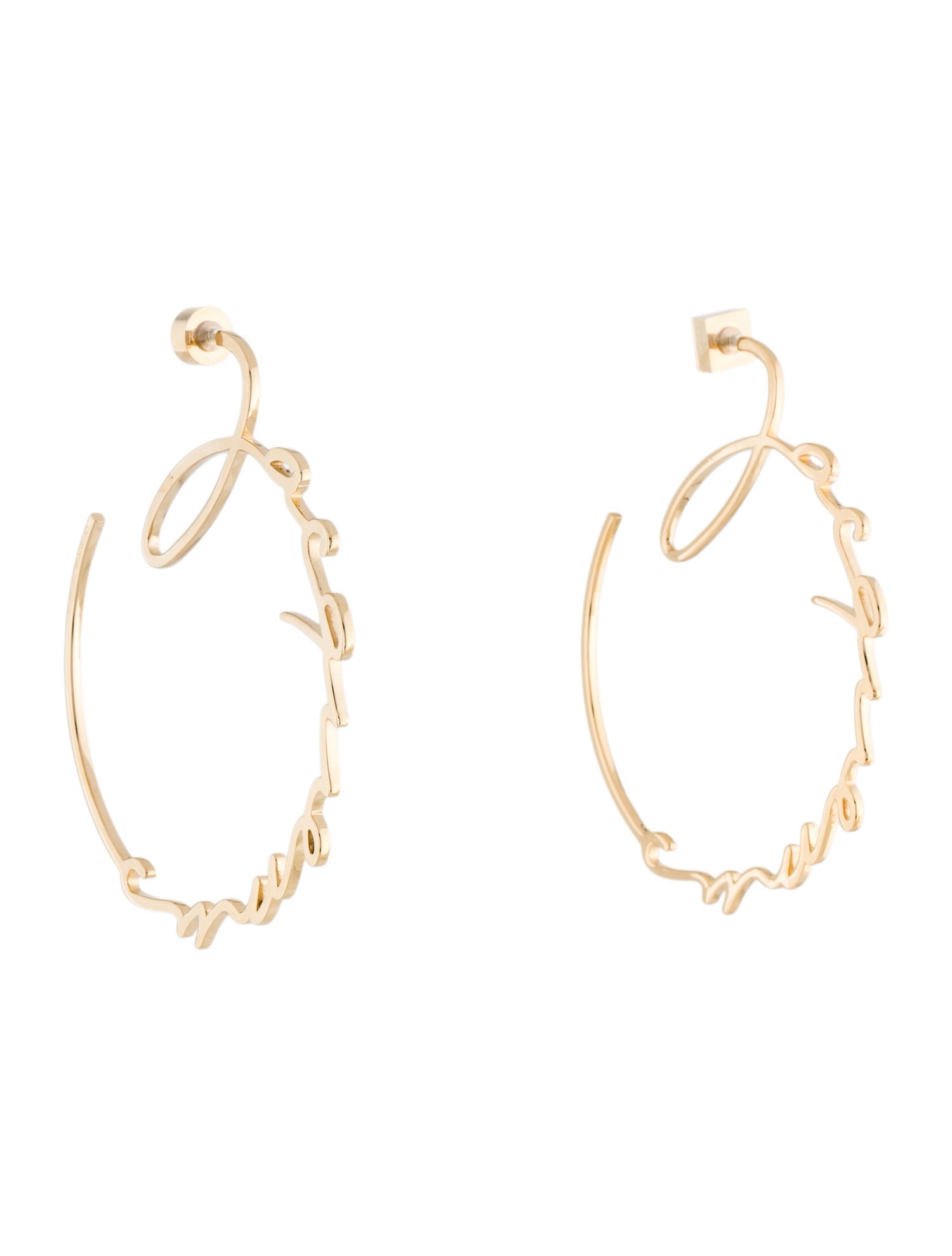 Jacquemus Gold 'Les Grandes Créoles' Earrings
