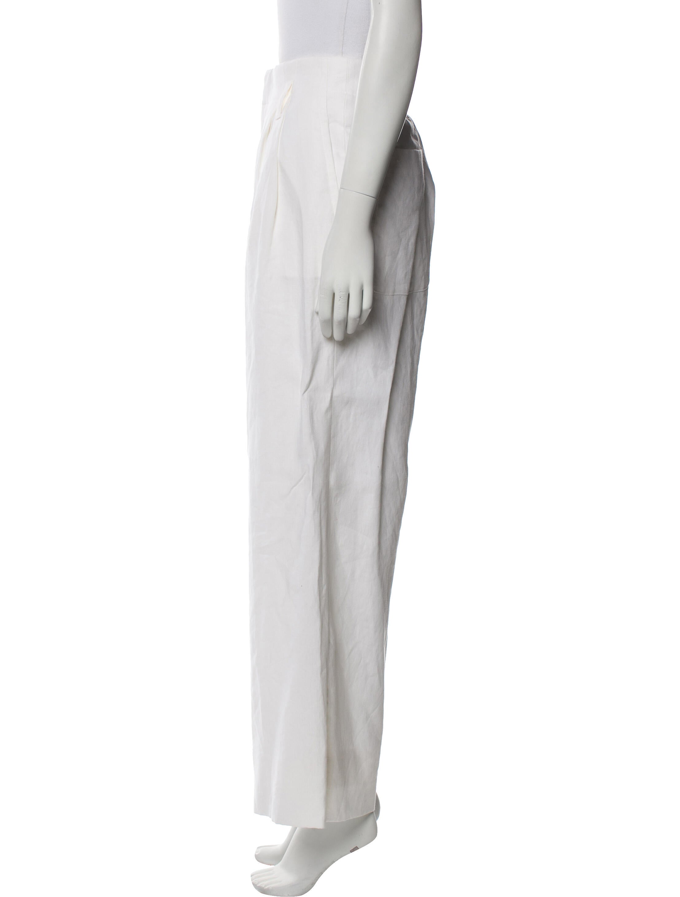 Jacquemus Linen Wide Leg Pants