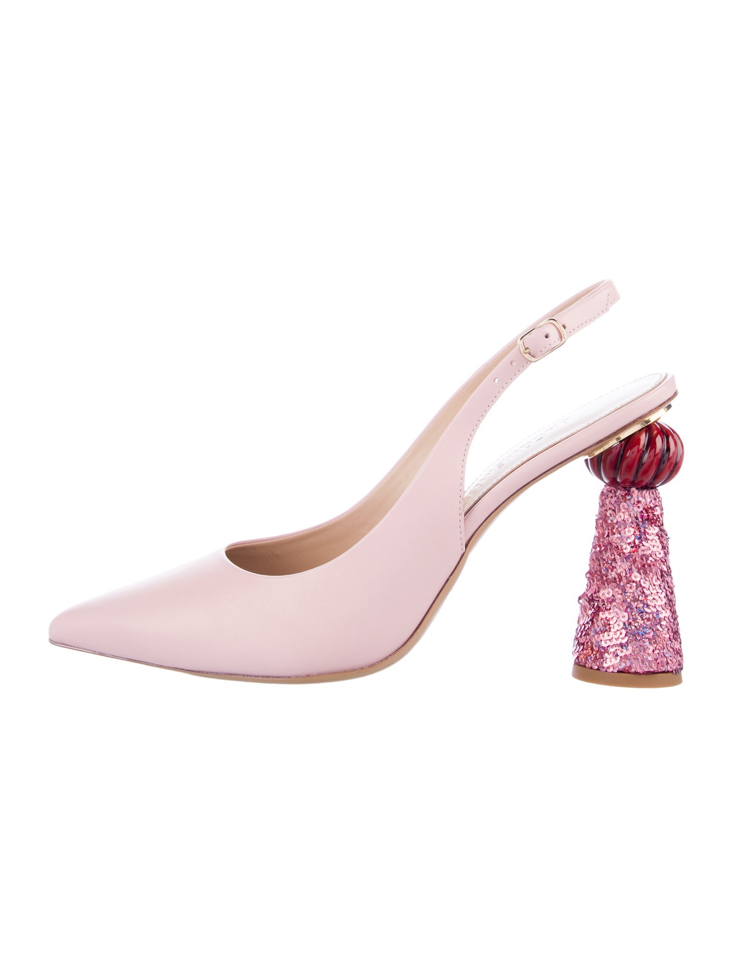 Jacquemus Leather Slingback Pumps