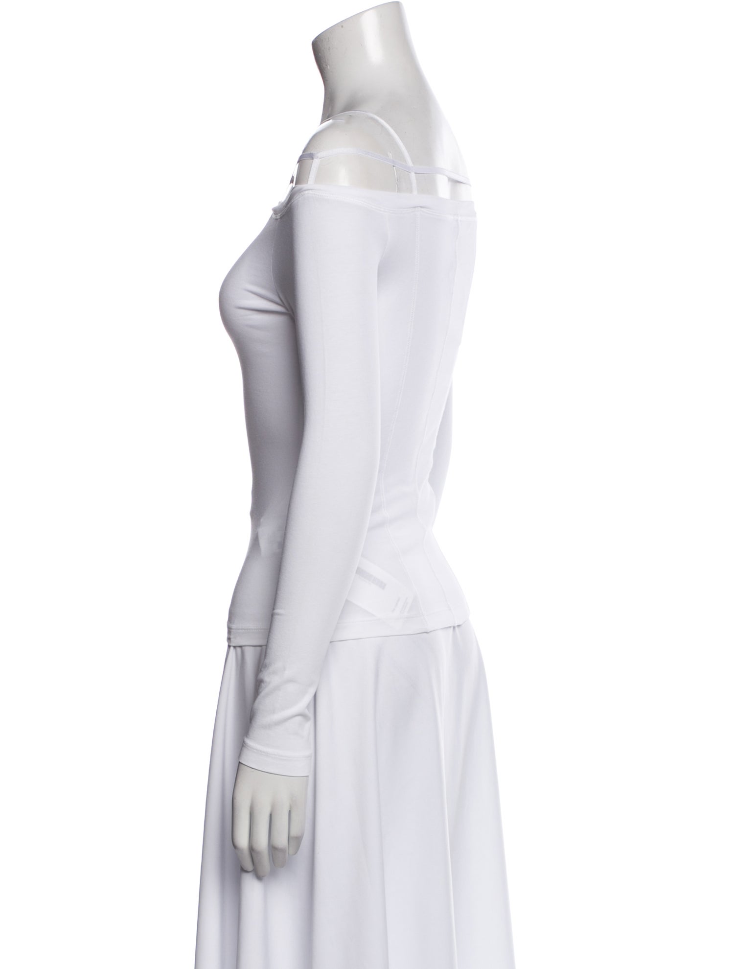 Jacquemus Off-The-Shoulder Long Sleeve Top w/ Tags