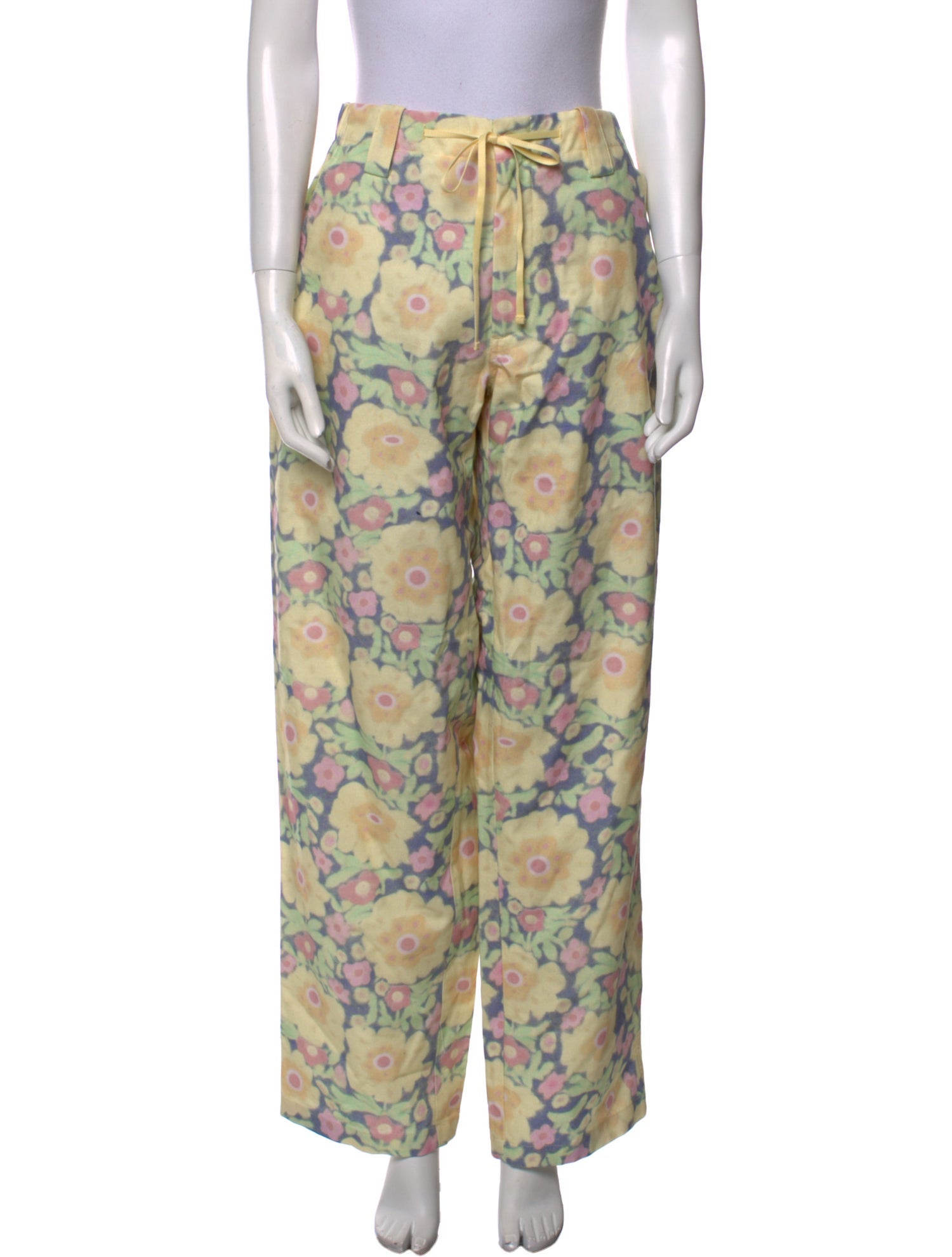 Jacquemus Floral Print Wide Leg Pants w/ Tags