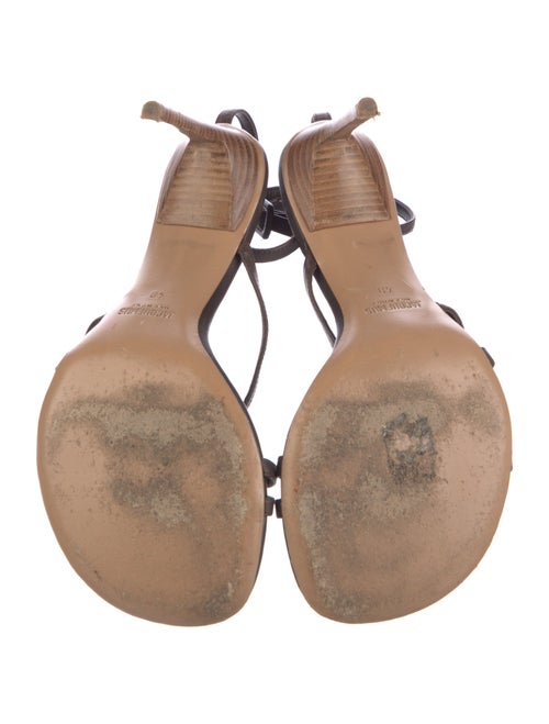 Jacquemus Leather Colorblock Pattern Sandals