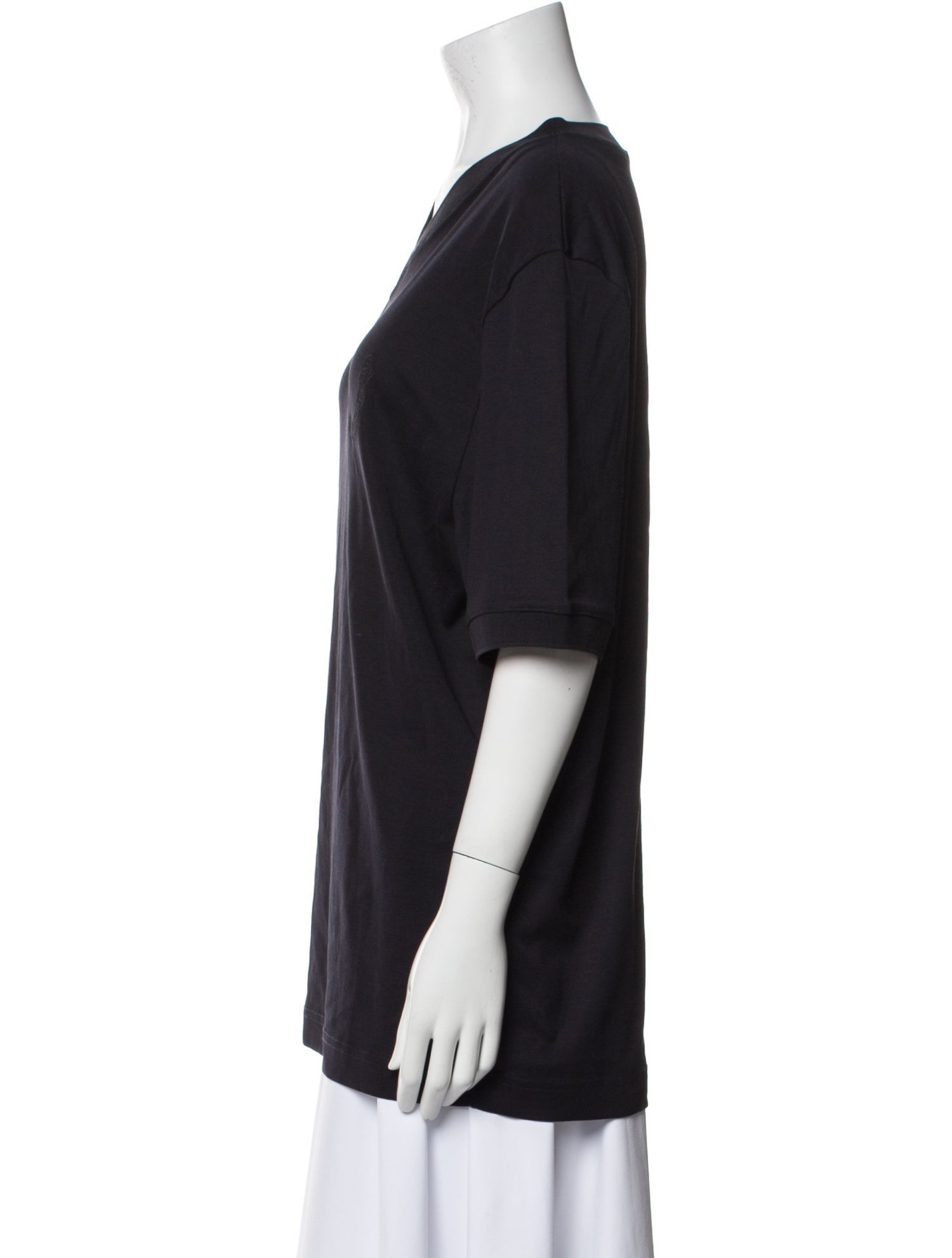 Jacquemus V-Neck Short Sleeve Top