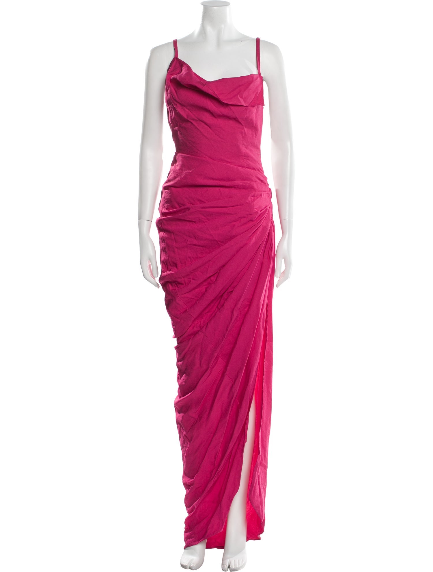 Jacquemus Cowl Neck Long Dress