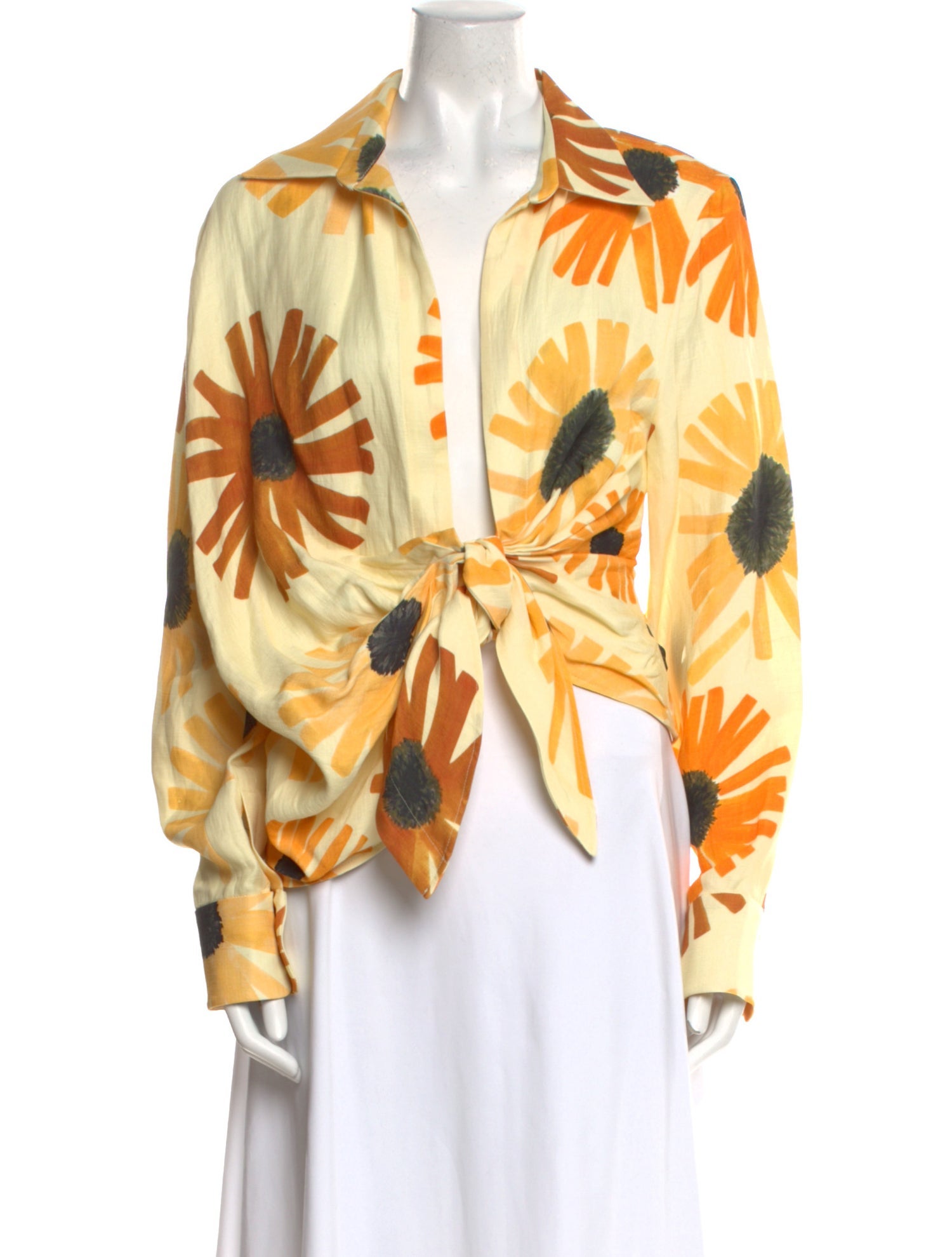 Jacquemus La Chemise Bahia Printed Blouse w/ Tags