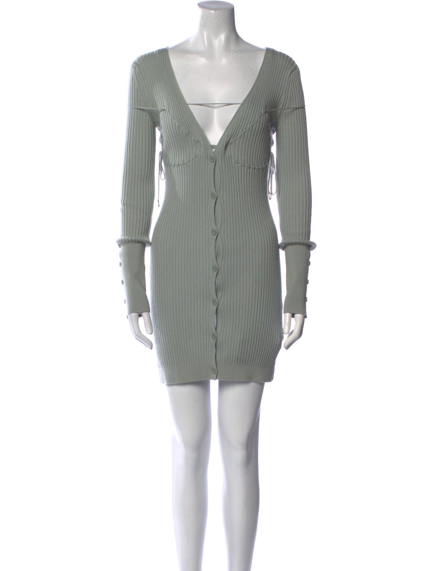 Jacquemus Merino Wool Mini Dress