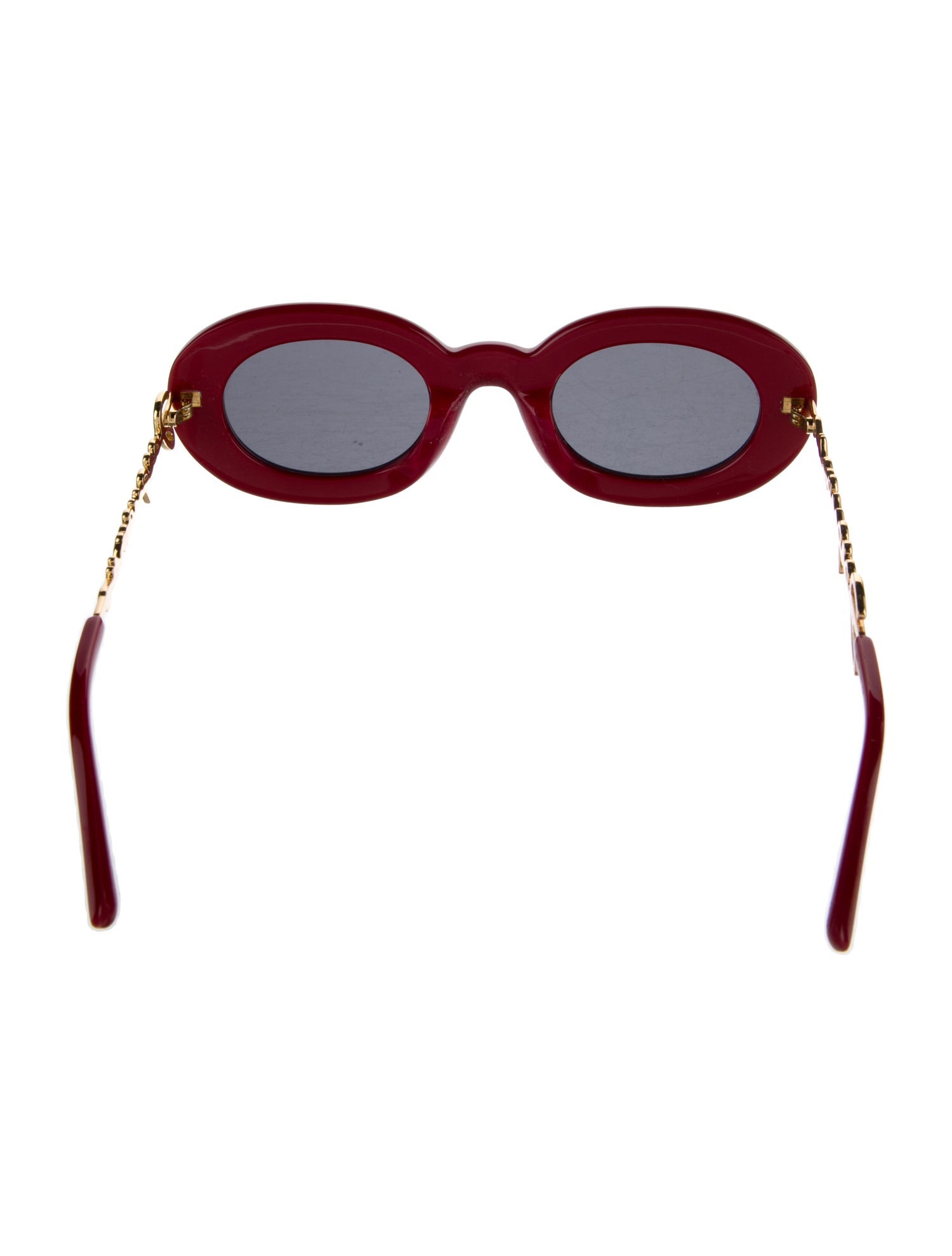 Jacquemus Cat-Eye Mirrored Sunglasses
