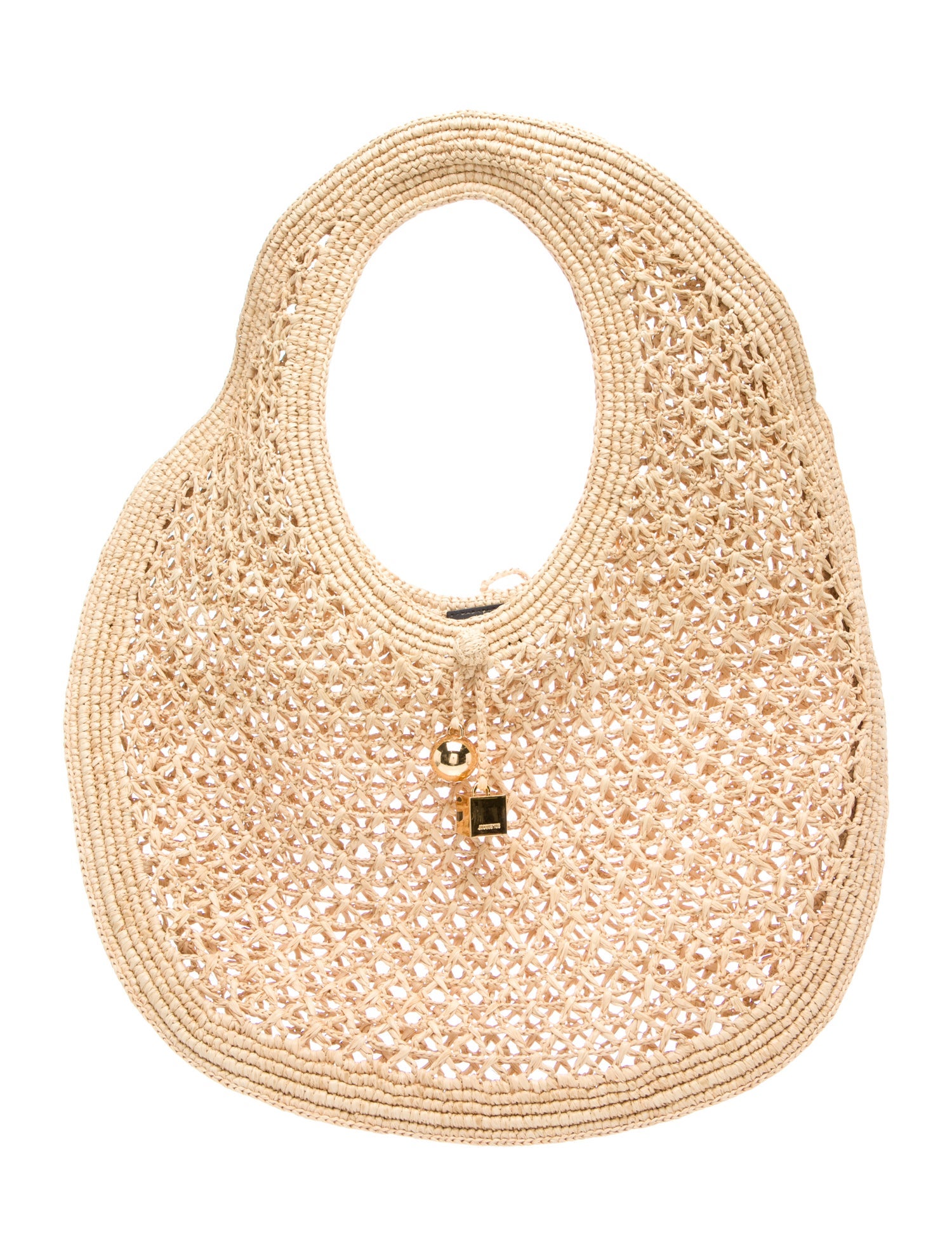 Jacquemus Raffia Top Handle Bag