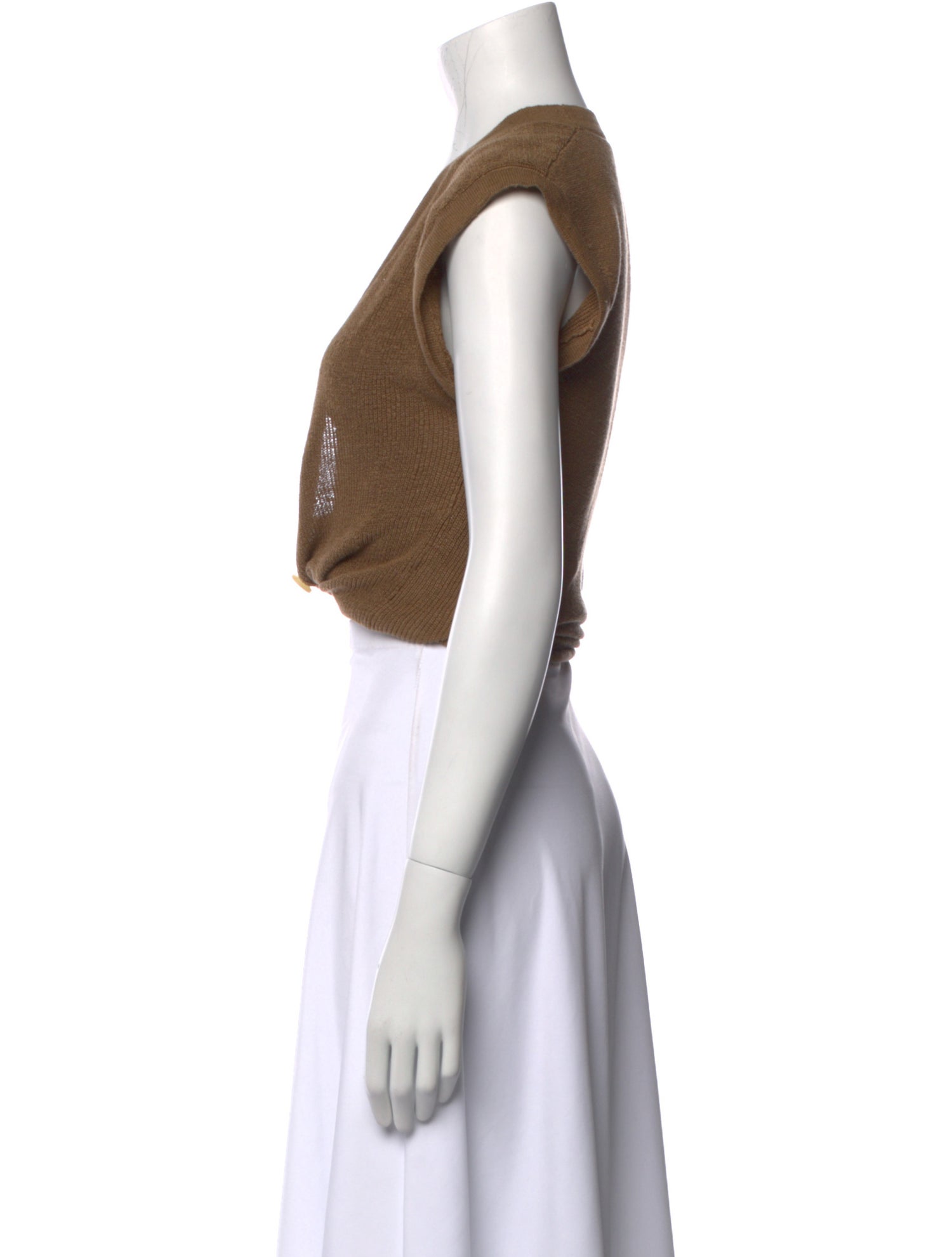 Jacquemus Linen V-Neck Sweater