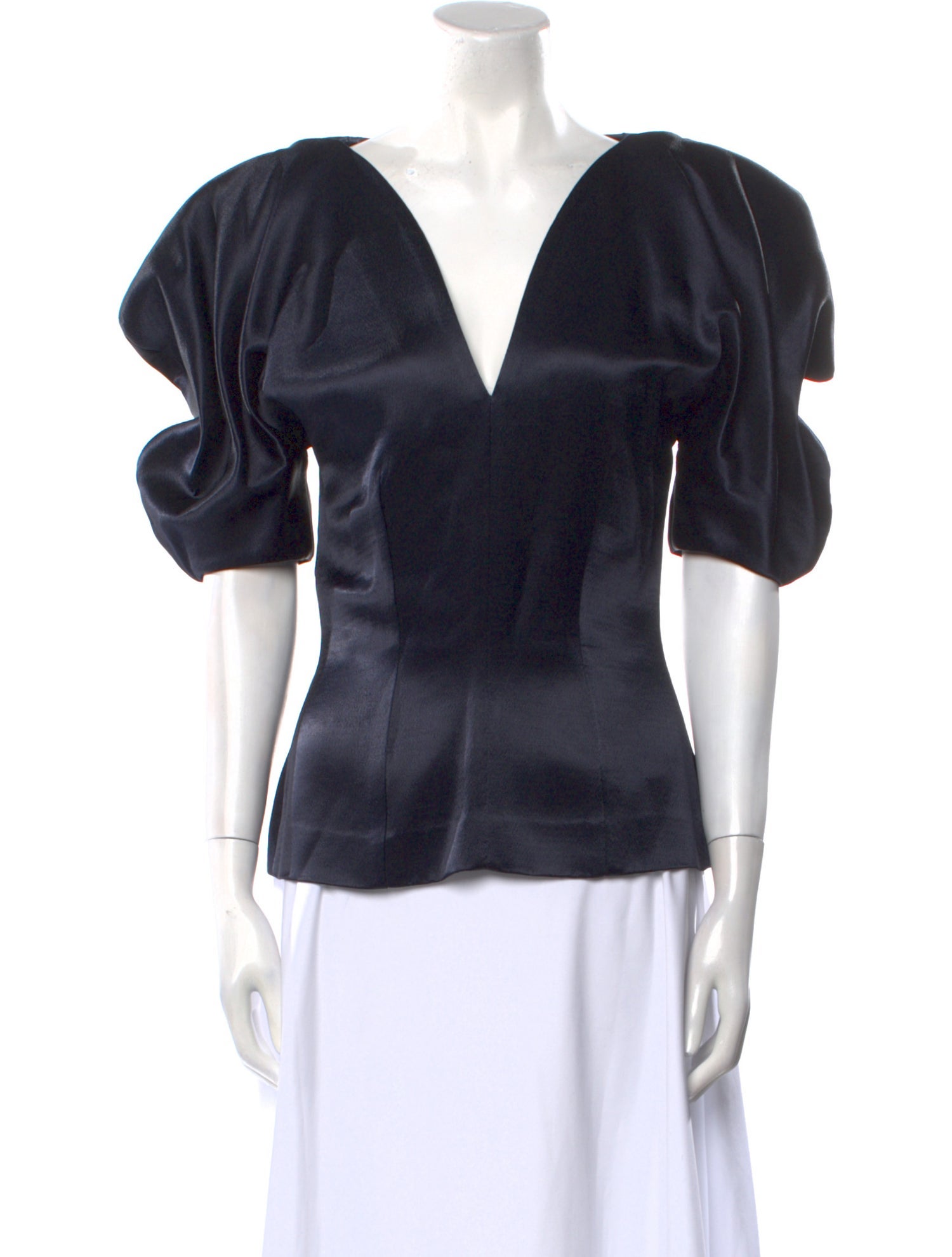 Jacquemus V-Neck Short Sleeve Top