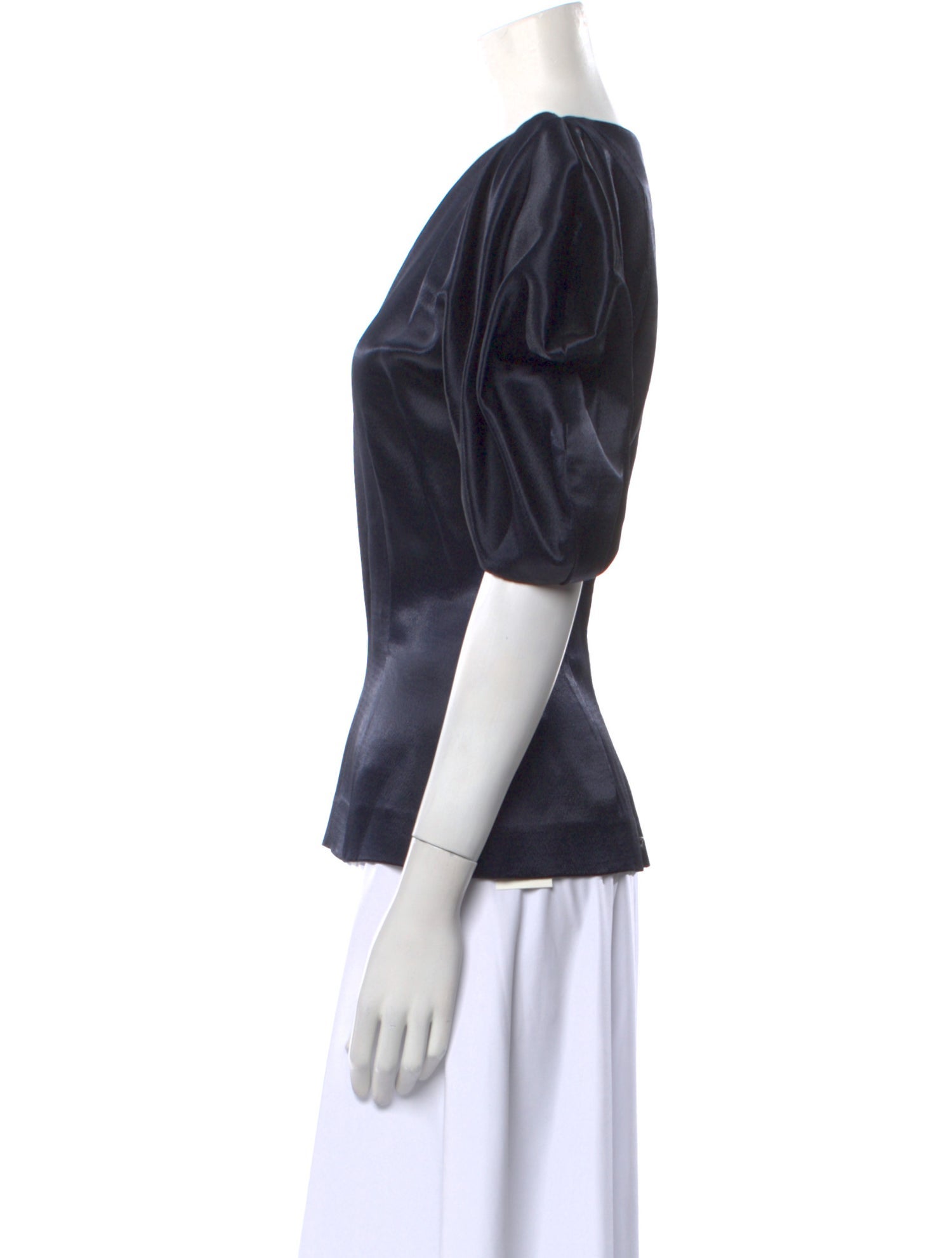 Jacquemus V-Neck Short Sleeve Top