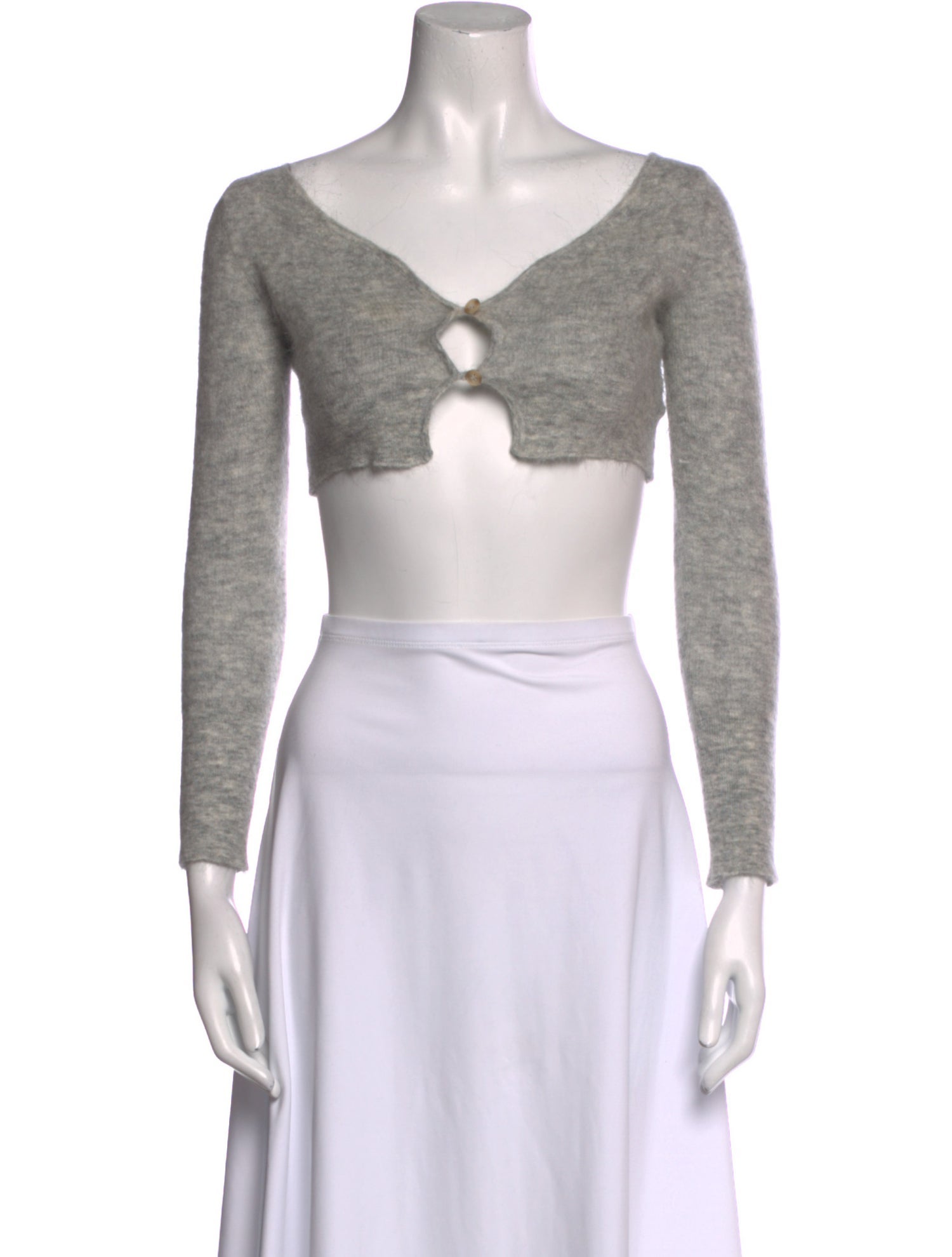 Jacquemus Mohair V-Neck Sweater