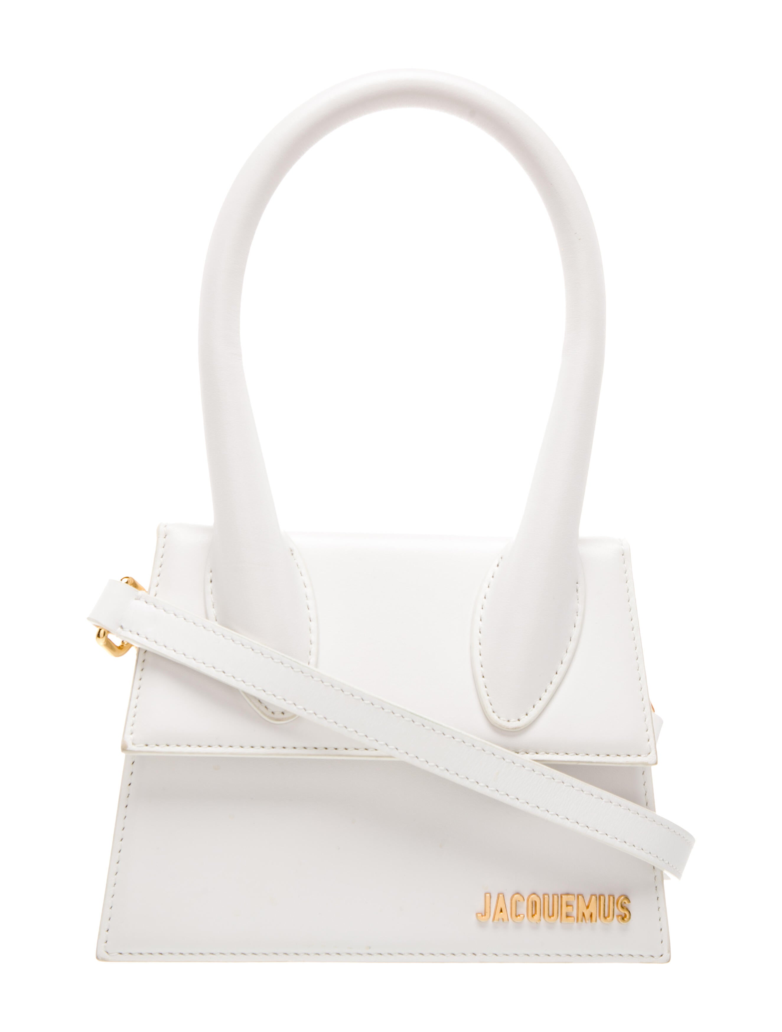 Jacquemus Leather Top Handle Bag
