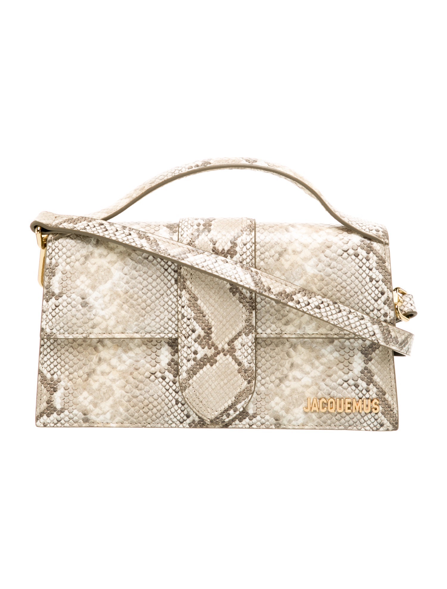 Jacquemus Snakeskin Top Handle Bag