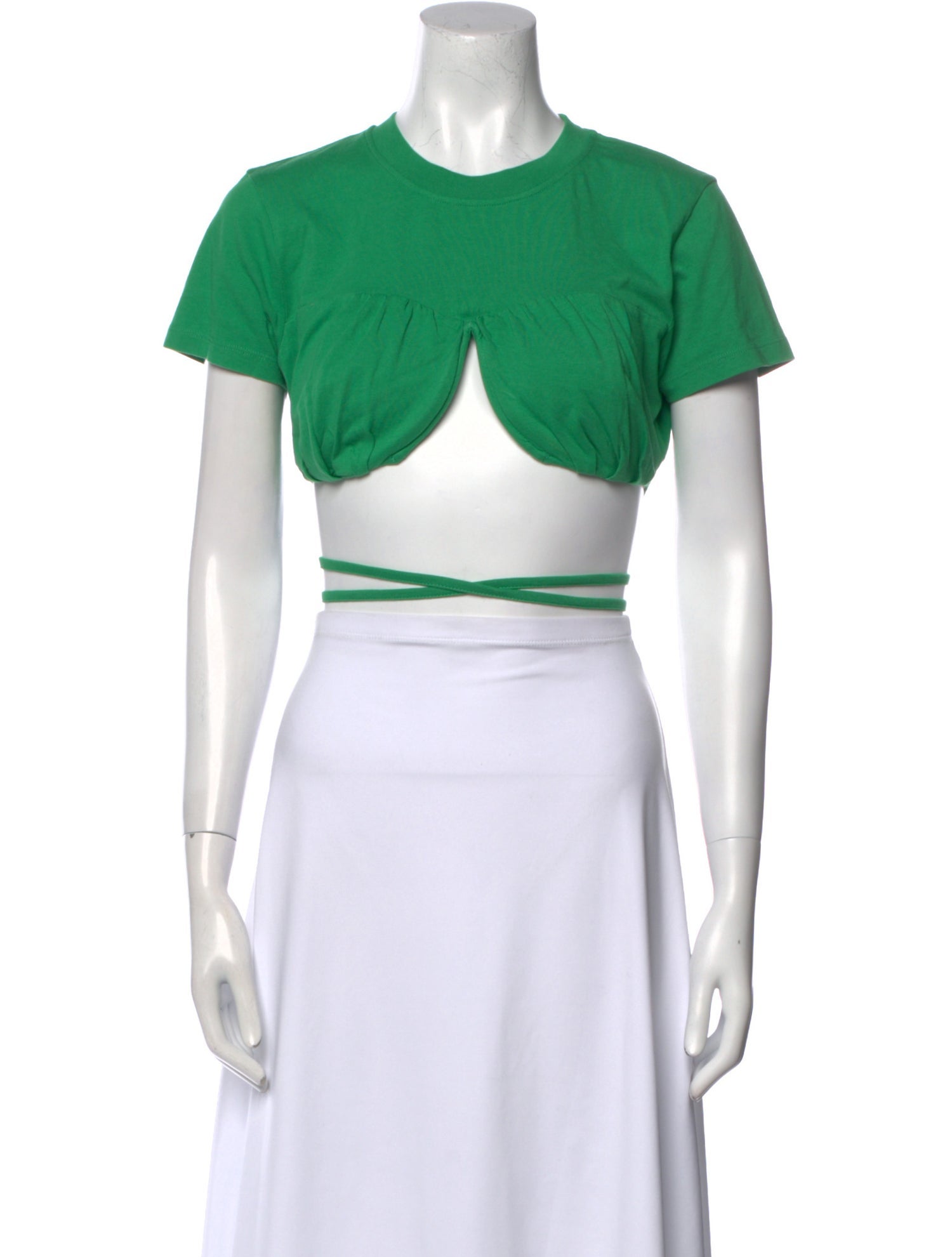 Jacquemus Crew Neck Short Sleeve Crop Top w/ Tags
