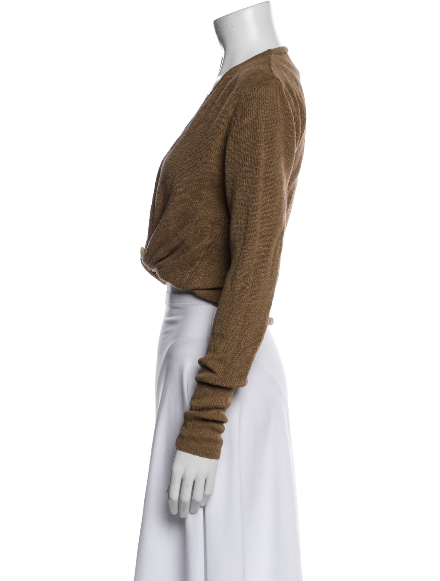 Jacquemus Linen V-Neck Sweater